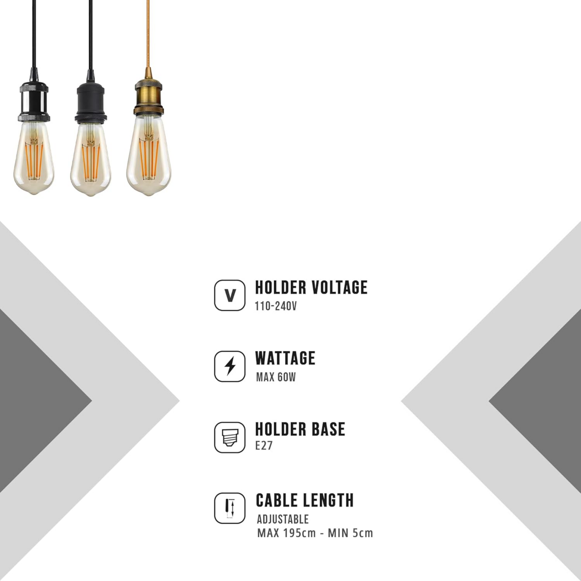 Vintage-style light bulbs