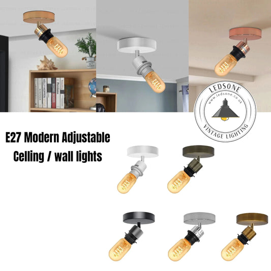 E27 modern adjustable ceiling/wall lights