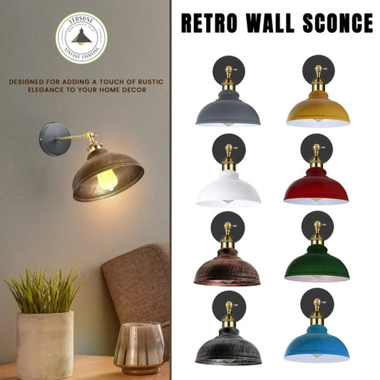 Koepelvormige wandlamp ~1220