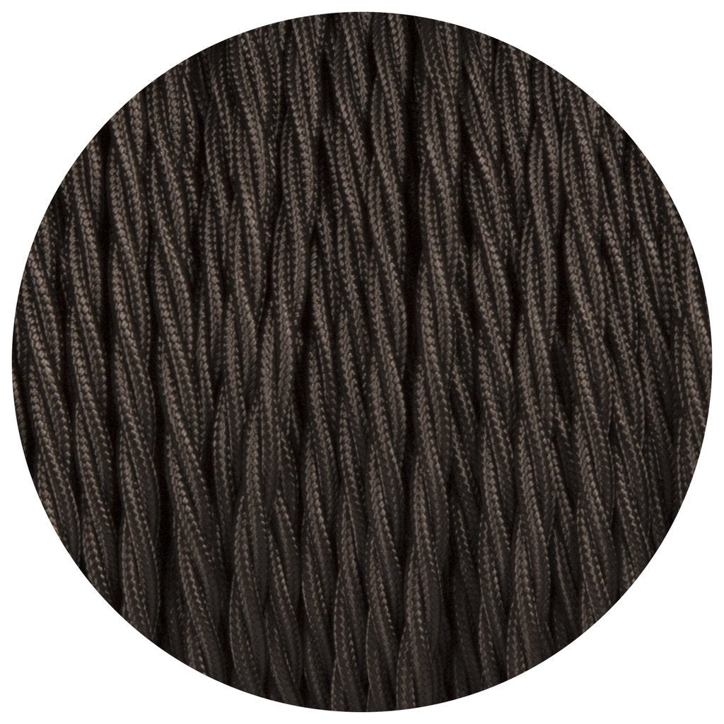 2-core-twisted-electric-cable-covered-by-solid-black-color-fabric-0-75mm
