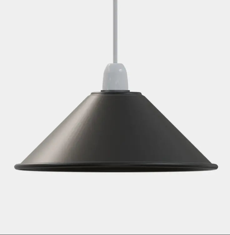 Vintage Metal Cone shaped Pendant light Lamp Shade