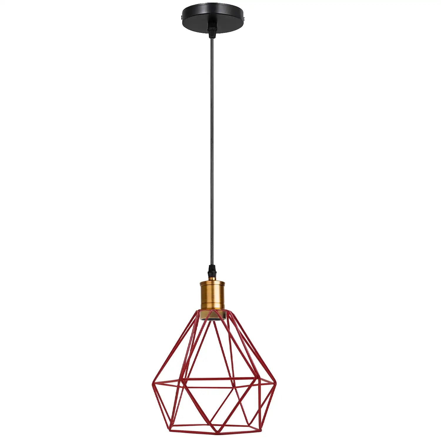 Modern Diamond Cage Pendant Light