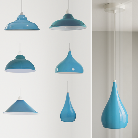 Vintage hanglampkappen industriële loft-stijl metalen plafondlamp~1328