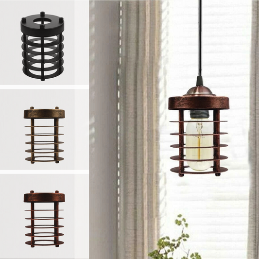 Ballon Vintage Lampenkap Industriële Metalen Frame Lampenkooi~3162