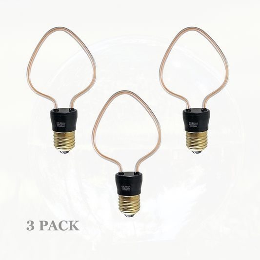 3-pack Retro LED 4W zachte filament E27 decoratieve industriële lamp~1013