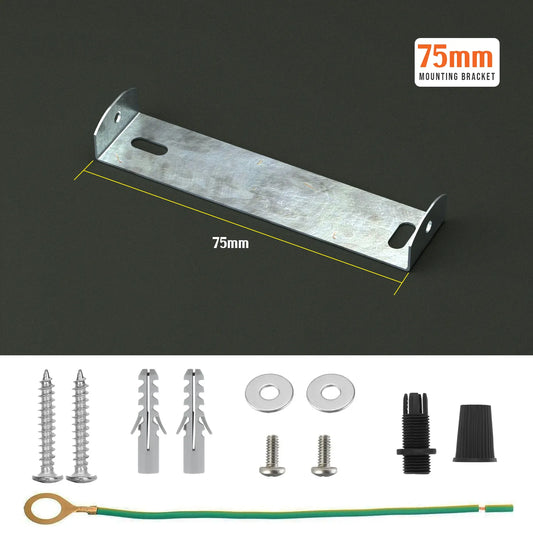 75mm Plafondrozetbeugel voor lichtbevestiging, beugel met riem en accessoires~2386
