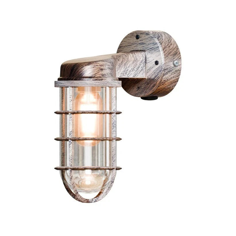 Outdoor Wall Light Fixture Industrial Exterior Wall Sconce Modern Outdoor Lighting Waterproof Wall Lantern Rustic Outdoor Wall Mount Black Metal Porch Light Edison Style Outdoor Light Weatherproof Exterior Lamp Commercial Grade Outdoor Light Durable