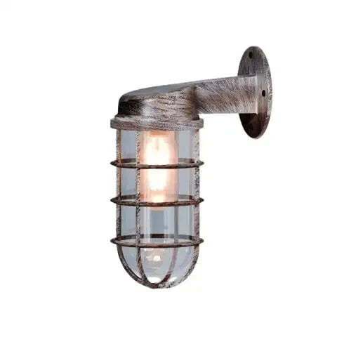 Outdoor Wall Light Fixture Industrial Exterior Wall Sconce Modern Outdoor Lighting Waterproof Wall Lantern Rustic Outdoor Wall Mount Black Metal Porch Light Edison Style Outdoor Light Weatherproof Exterior Lamp Commercial Grade Outdoor Light Durable