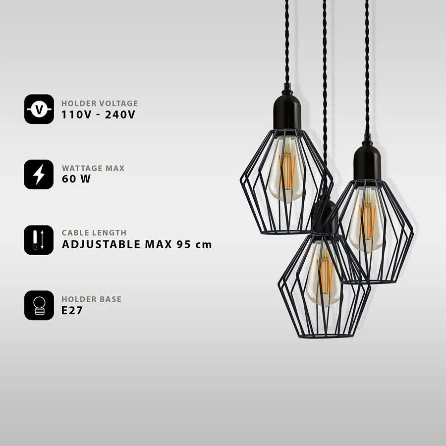 metal ceiling pendant lights