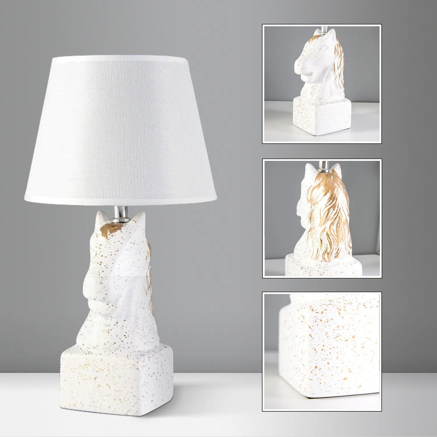lamp desk lamp table lamp Plug in table lamp shade Horse table lamps for living room bedside lamp table lamps for living room lampshade fabric  table lamps standard lamps living room kitchen table bedside table lamp lamp shades for table lamps lamps, bases & shades Horse Head Bedside Table Lamp