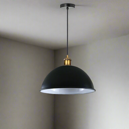 Matt Black Dome light