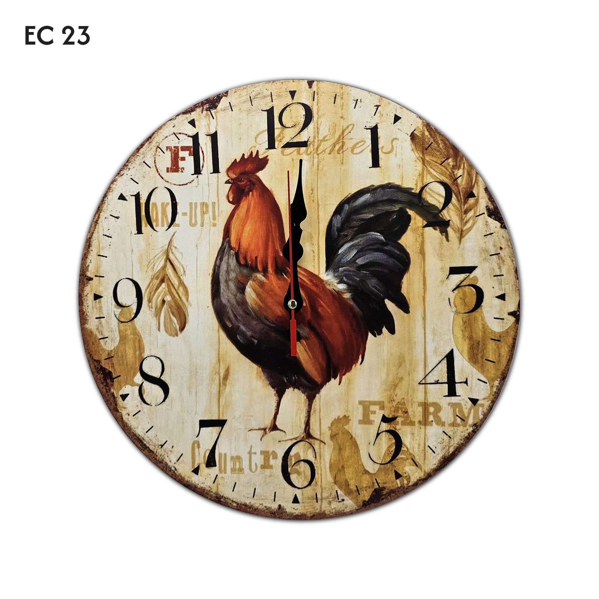 Large Retro Wall Clock