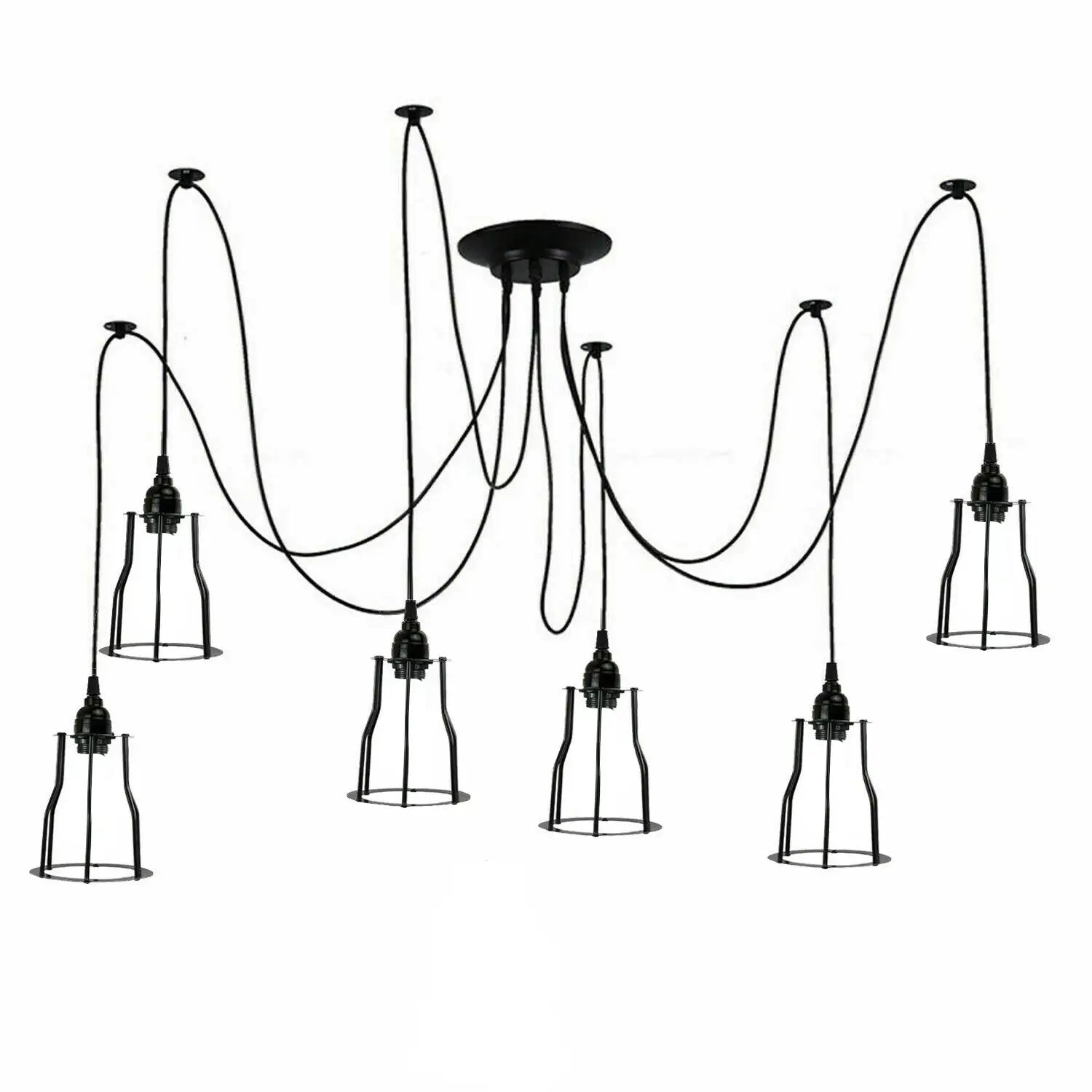 Retro Chandelier Ceiling Spider Light