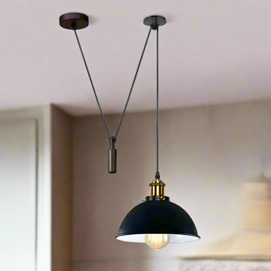 vintage industrial loft pendant light