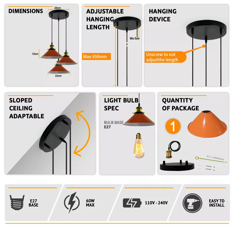 3 pendant Ceiling light kitchen light ceiling light pendant light fitting dining room lights ceiling pendant light industrial ceiling light fittings ceiling living room vintage ceiling lights 3 lights ceiling light 3 hanging lights cluster pendant industrial pendant light 3 head ceiling light metal cone shade coloured pendant lights black ceiling light blue pendant light orange ceiling light red pendant light green ceiling light grey pendant light yellow ceiling light