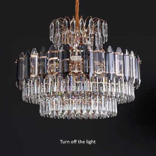 Kristallen kroonluchters plafondlampen hangende ophanging meerlagige lampen ~5009