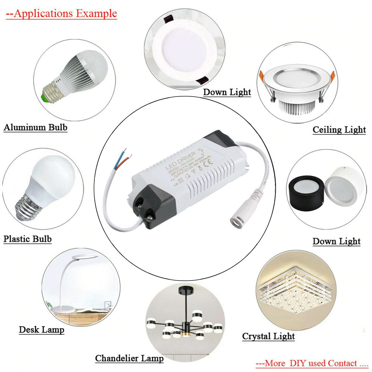 LED Driver, Constant Current transformer, LED Power Supply, led transformer, 300mA power supply, led light transformer, transformer, led power supply