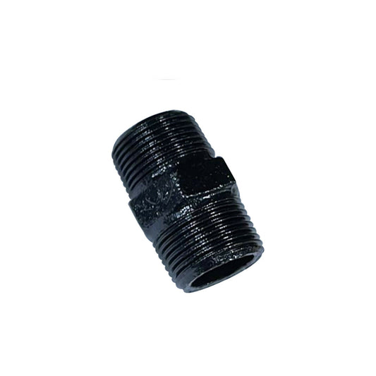 3/4 BSP MALLEABLE iron pipe BLACK Painted STEAM PUNK Cast Iron pipe fitting~3611 - LEDSone UK Ltd