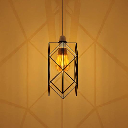 black wire lamp shade