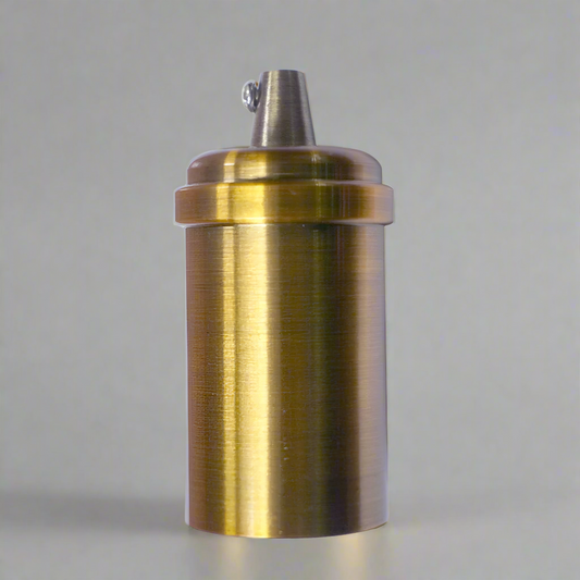 Buishouder Geel Messing Edison E27 Lamphouder~2740