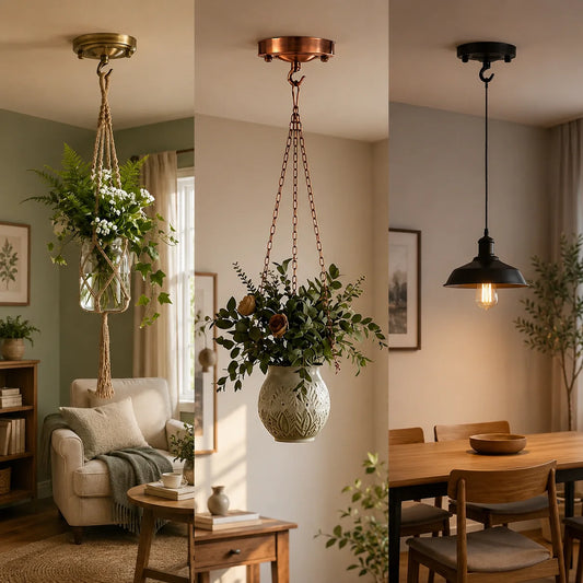 Plafondrozethaakplaathouder Hanglampfitting DIY~6003