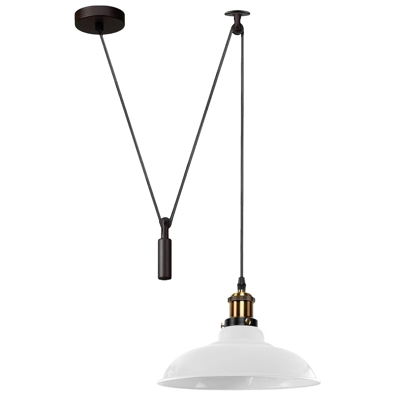 Pulley System Pendant 1 Light E27
