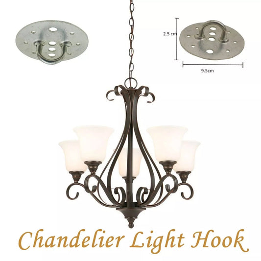 silver ceiling hook