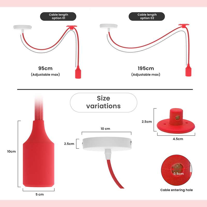 Spider shape Multiple Colour pendant Light