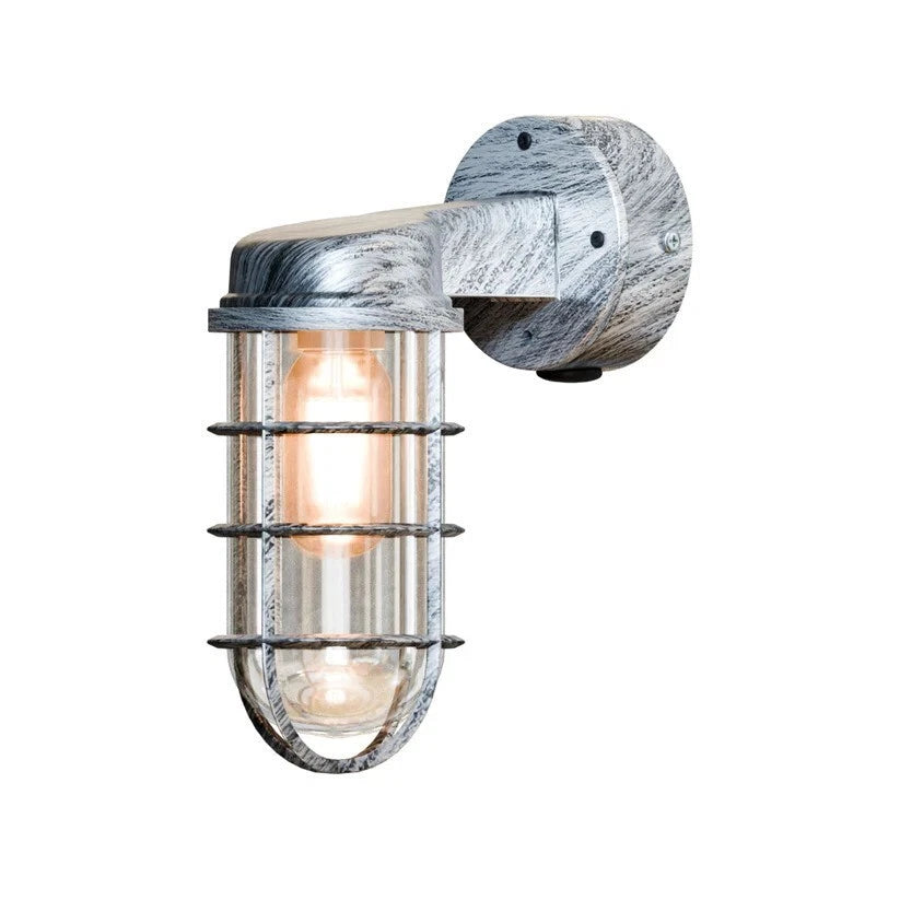 Outdoor Wall Light Fixture Industrial Exterior Wall Sconce Modern Outdoor Lighting Waterproof Wall Lantern Rustic Outdoor Wall Mount Black Metal Porch Light Edison Style Outdoor Light Weatherproof Exterior Lamp Commercial Grade Outdoor Light Durable