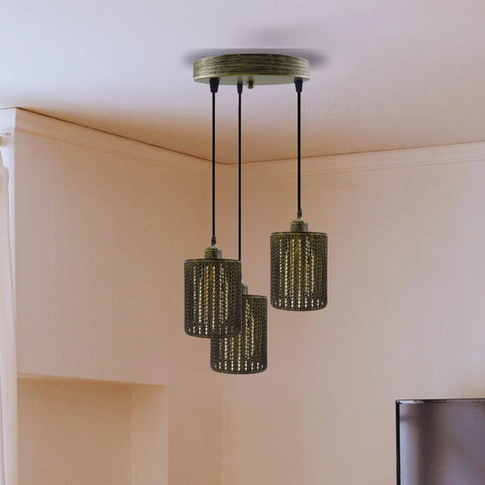 3 light pendant Brass Lighting