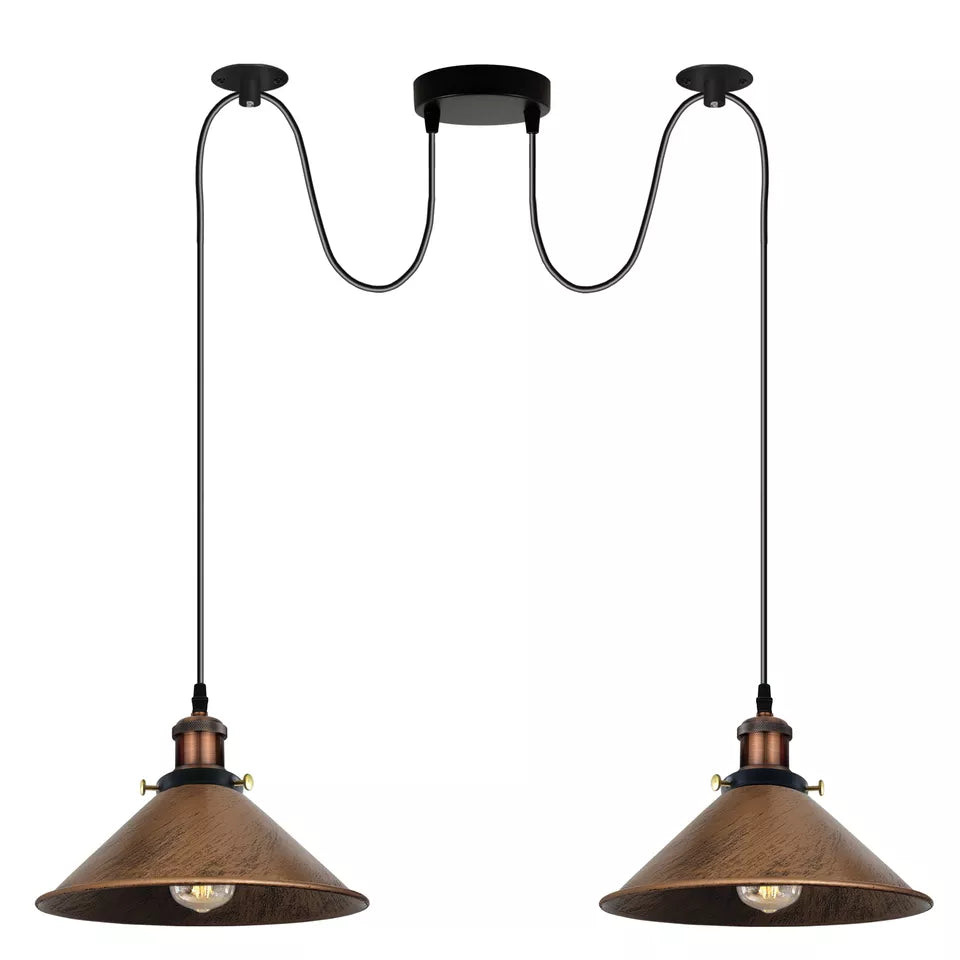 Classic Retro Pendant Lamp with Modern Flexibility