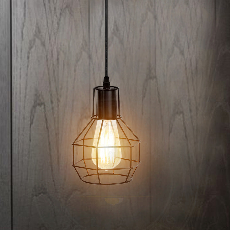 cage pendant light with dimmer
