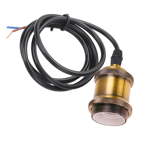 E27 hanglamp PVC kabel lamp korte houder fitting~2150