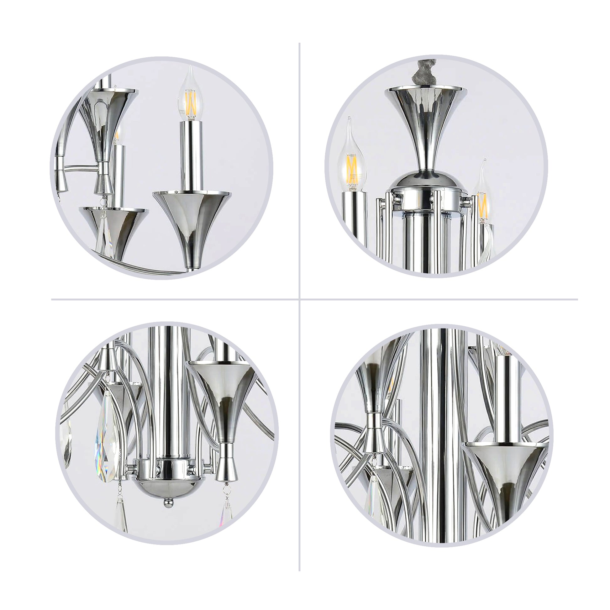 Candle Lit Chandelier