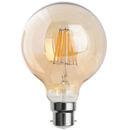 Vintage LED-gloeilamp Bajonet G95 B22 8W Dimbare LED-bollamp ~3085