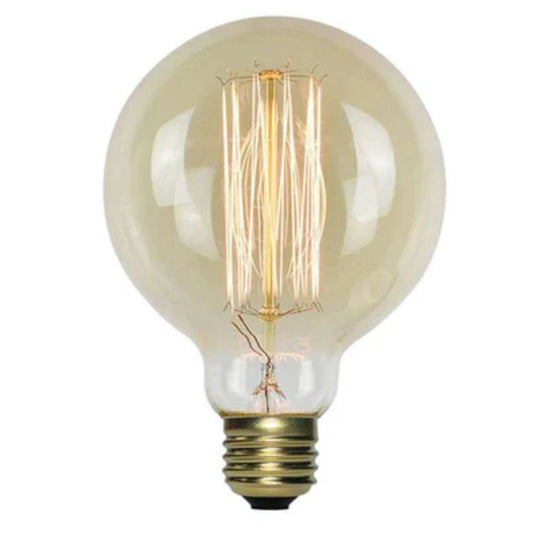 Gloeilamp Vintage G95 Edison E27 Schroef 40W Warm Witte Lamp~5582