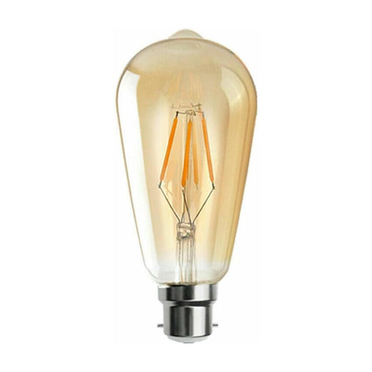 Vintage LED Bajonetlamp ST64 4W/8W B22 Dimbare Kooilamp ~3209