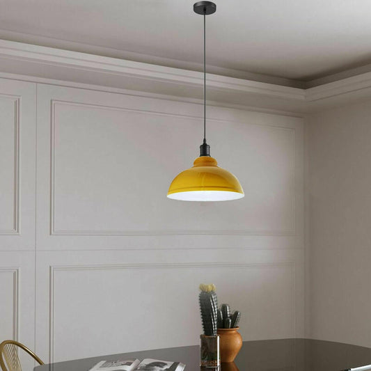 Suspension Vintage armatuur Rétro Plafonnier Lampe Éclairage Abat-jour