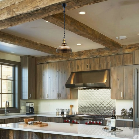 E27 Vintage Retro Industriële Loft Stijl Metalen Buisketting Hanglamp Plafondlamp Lamp Kit~1253