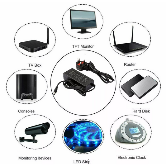 AC DC 120W 10A stroomadapter, lader, transformator voor 3528/5050 LED-strip ~ 2367