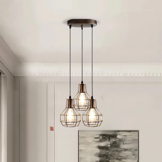 Aesthetic Light hanging 3 way lighting