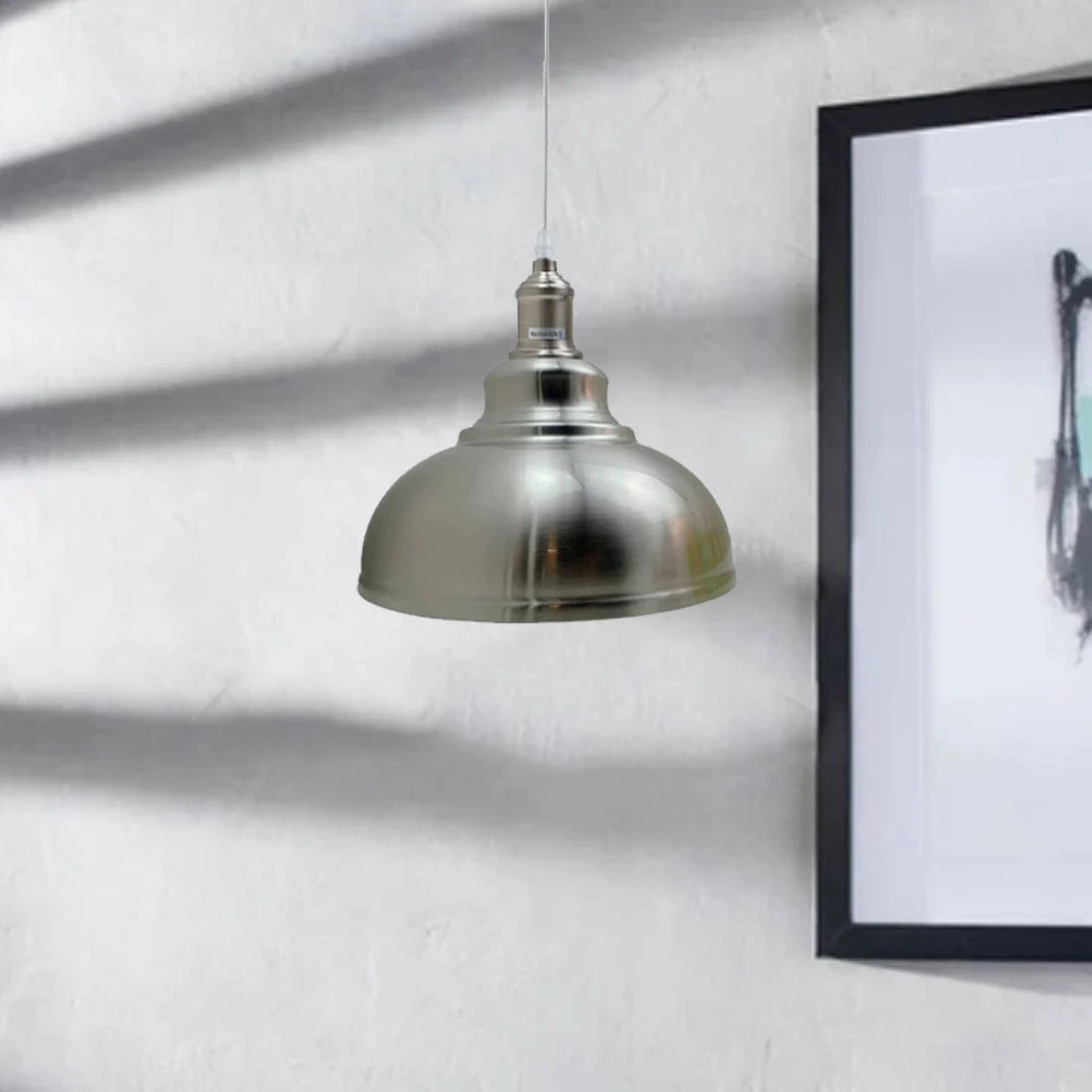 Industrial metal ceiling pendant light