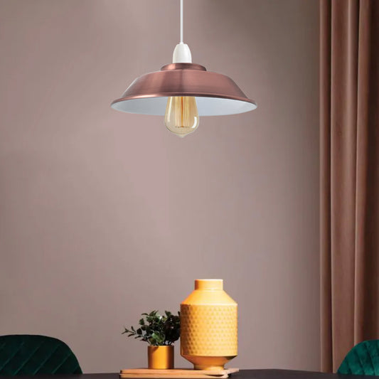 Metalen lampenkappen, eenvoudig te monteren plafondlamp, gerenoveerde lampenkap~5727