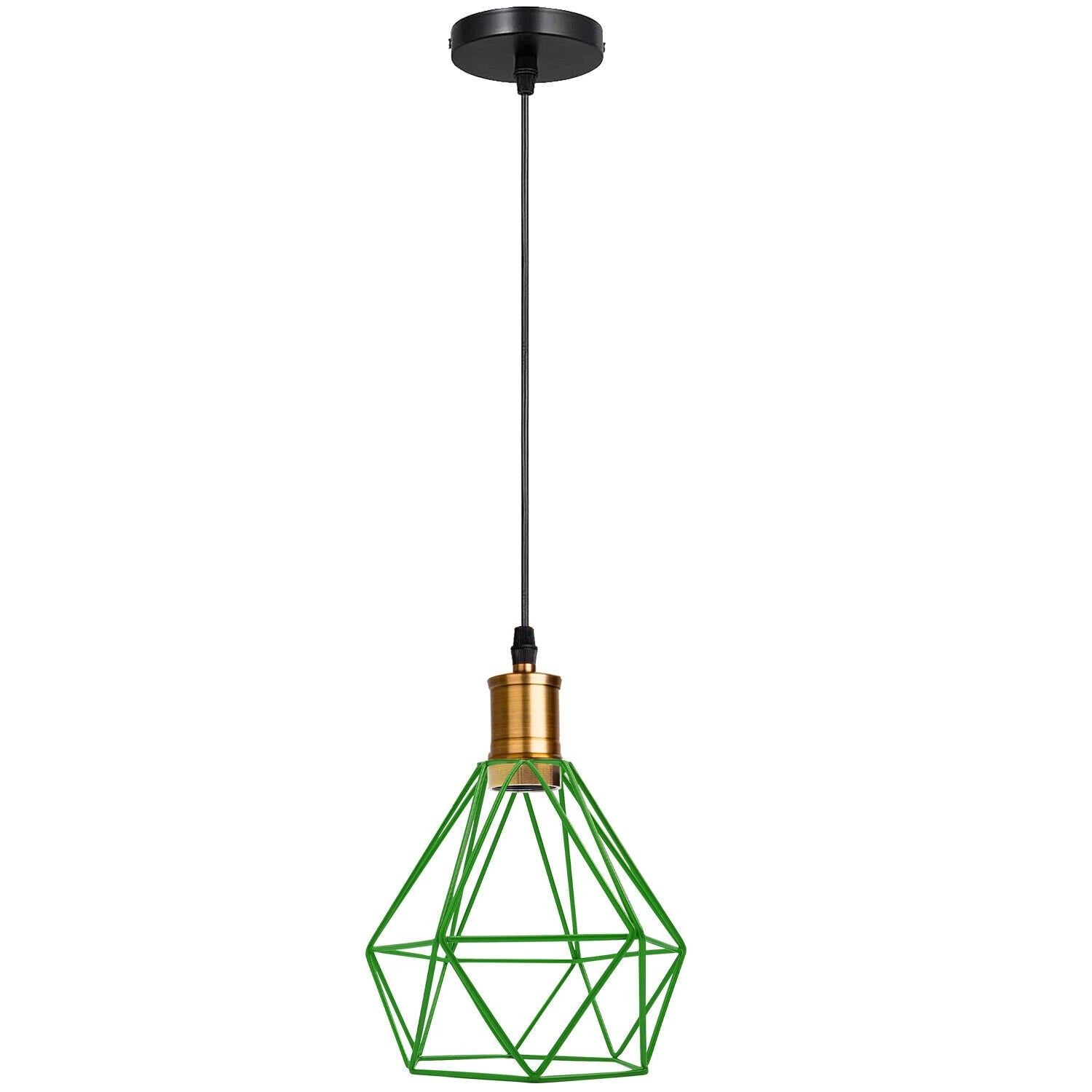 Modern Diamond Cage Pendant Light