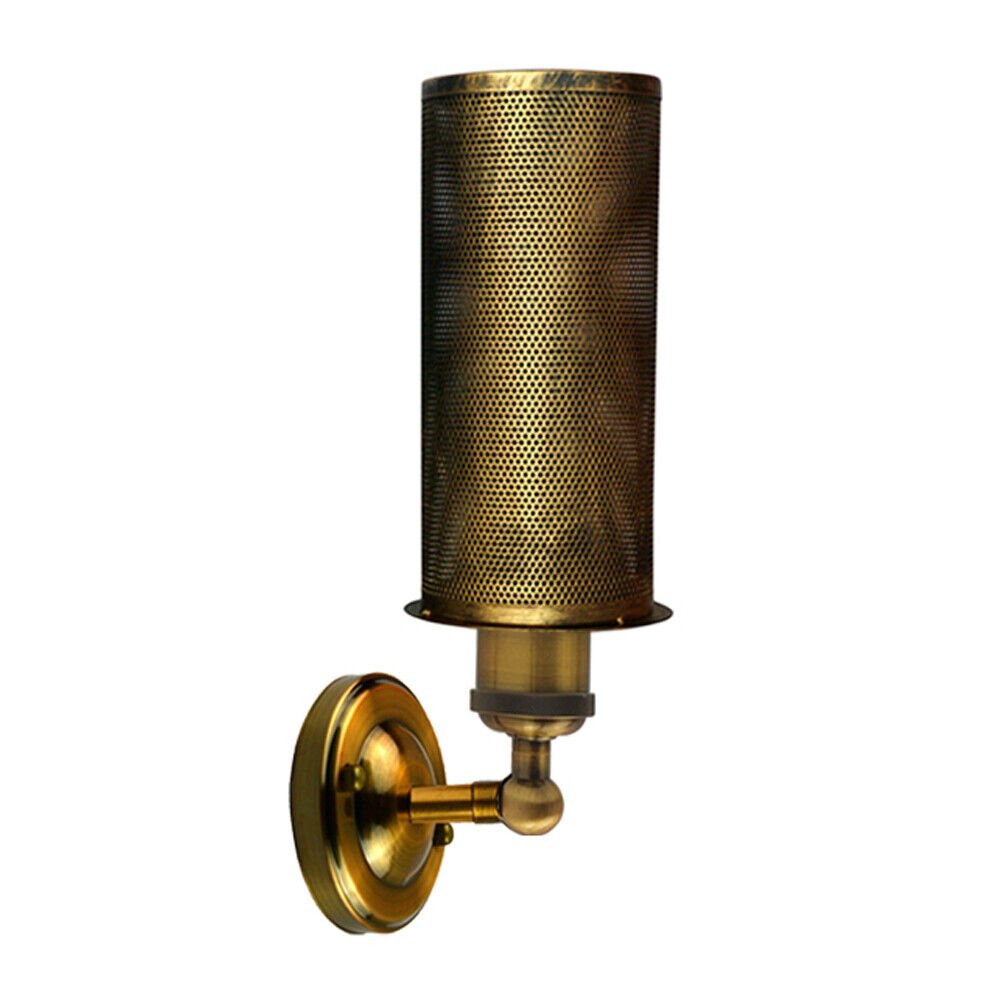 vintage style brass wall lamp