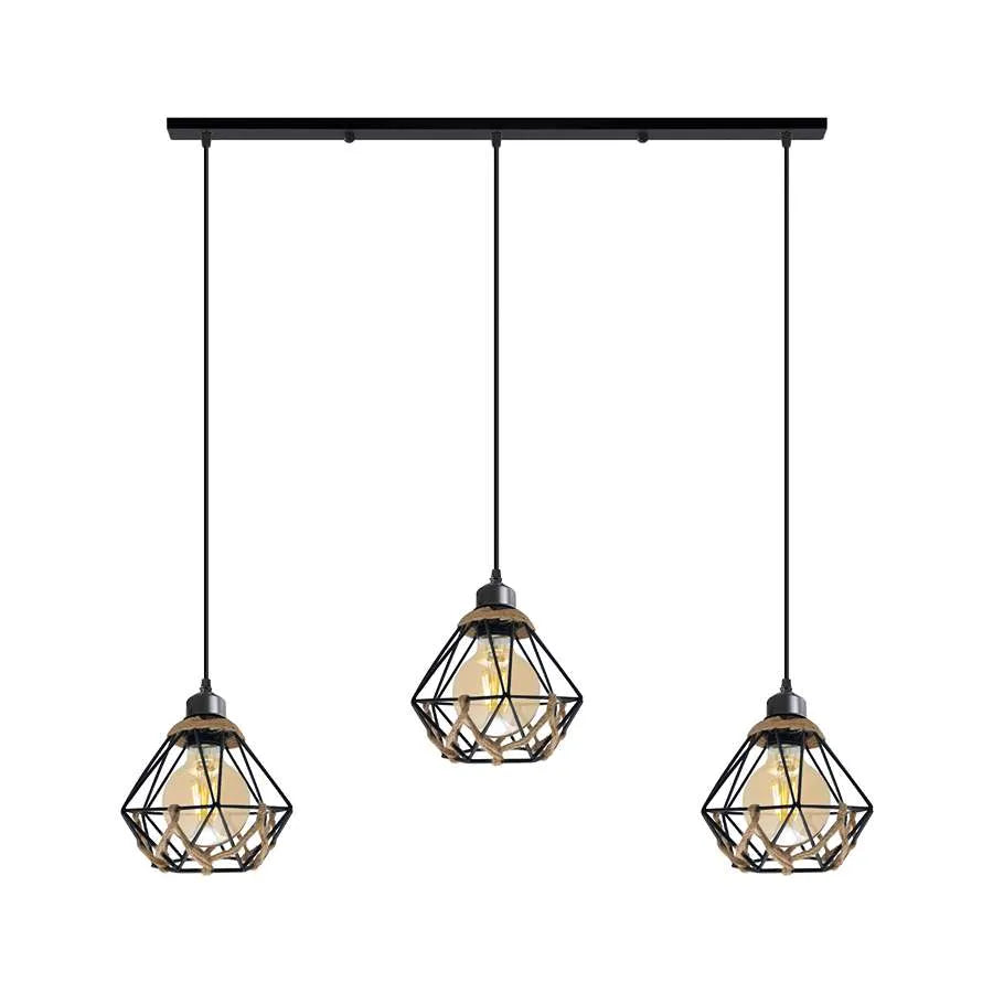 3 light ceiling pendant light