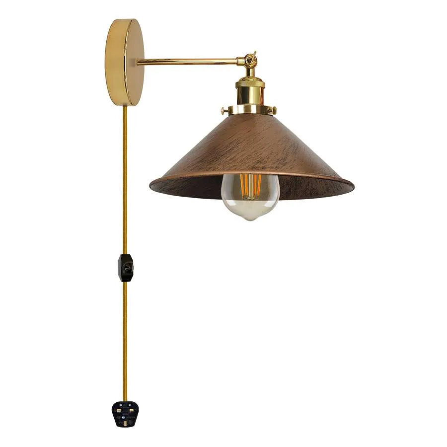 plugged in lamp