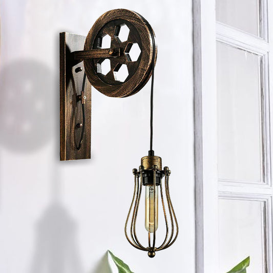 cage wall light