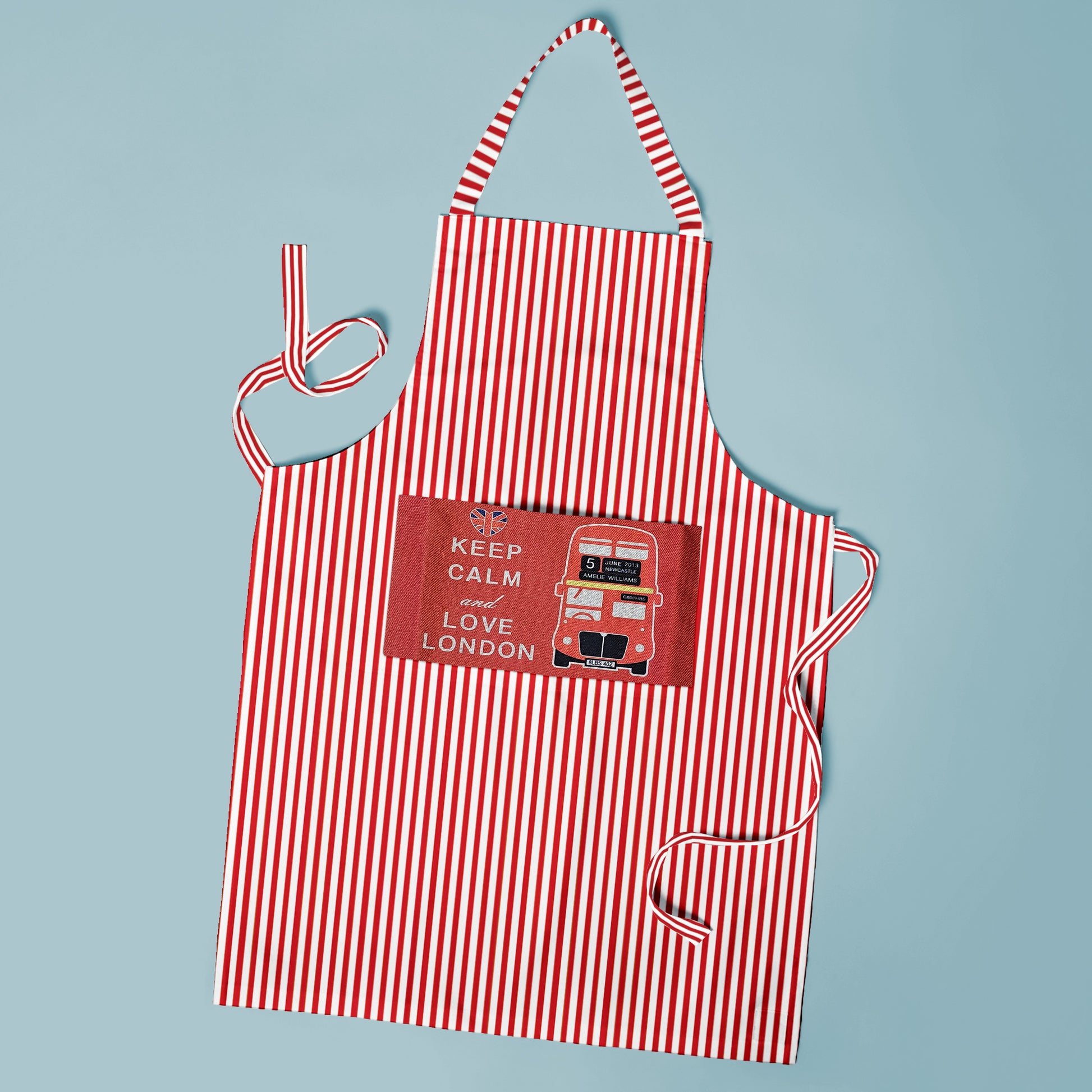 Customized London Themed Apron