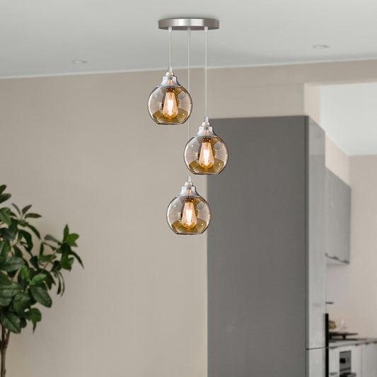 Luxe kroonluchter moderne glazen hanglamp licht~5871